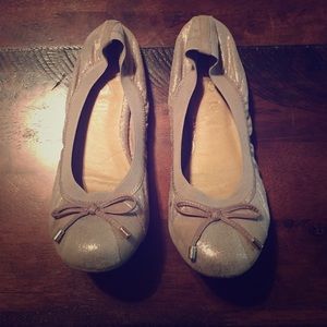 ALDO Silver Ballet Flats