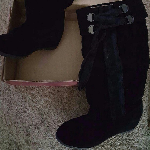 Mid calf boots