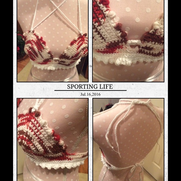 Crochet Bralette/Bikini/Crop/Halter top
