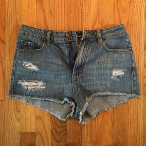 BDG High Rise Cheeky Jean Shorts