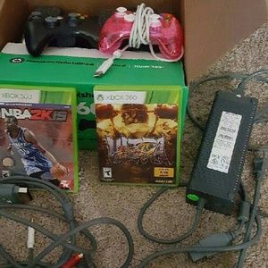 Xbox 360 with games