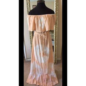 Billabong Off the shoulder Maxi Dress Size M
