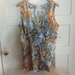 Stunning J Jill wrap tunic top