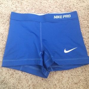 Blue nike pros