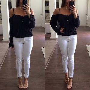 SOLD Black Boho Top