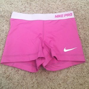 Pink nike pros