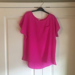 Lilly Pulitzer Pink silk top