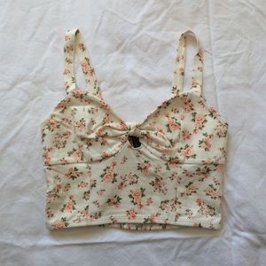 Forever 21 Floral Knit Top