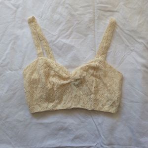 Forever 21 Cream Bralette Top
