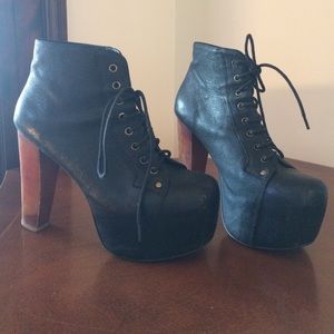 Jeffrey Campbell Lita shoe sz 9 black