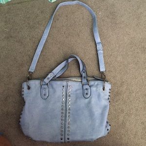 Michael Kors blue tote bag