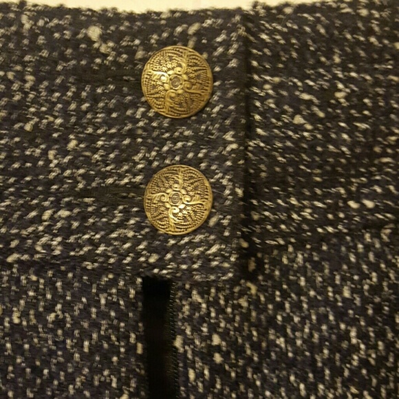 Cabi Navy/cream Tweed Pencil Skirt - Picture 4 of 4