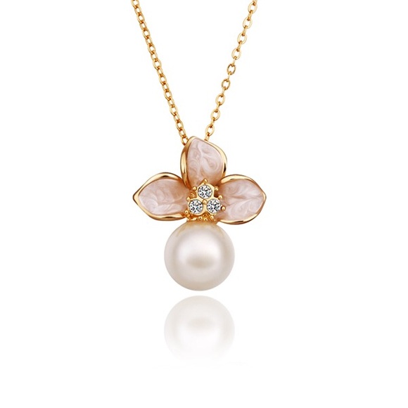 Floating pearl necklace - Picture 2 of 2