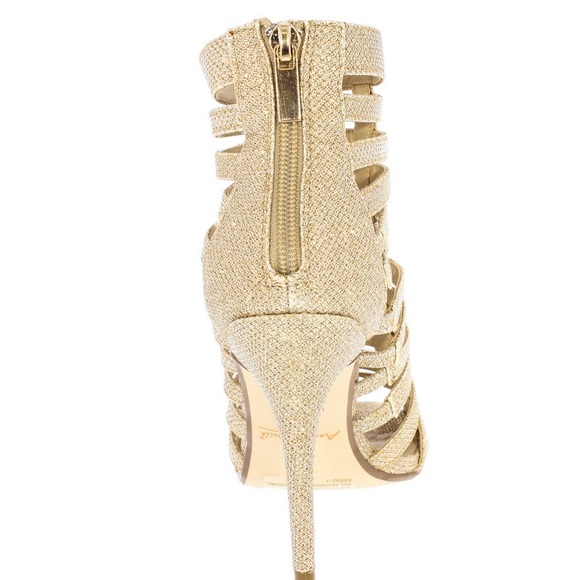 "Jennifer" Glitter Caged Heels - Picture 3 of 3