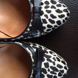 Ann Taylor Black and White Calf Hair Heels (7)