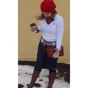 Banana Republic vintage Dark denim skirt