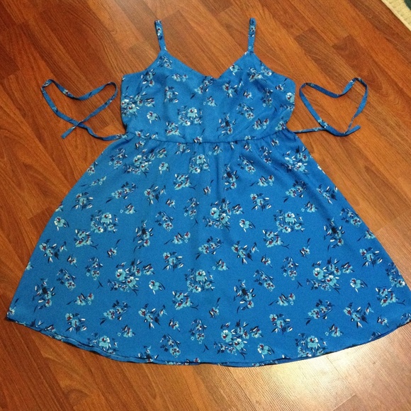 Brilliant blue dress