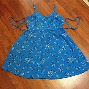 Brilliant blue dress