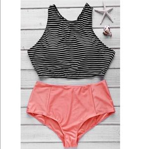 High waisted two peice