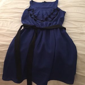 Express Black and Blue Dress