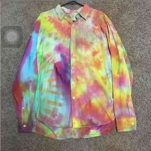 Hand dyed tie-dye T-shirt/dress