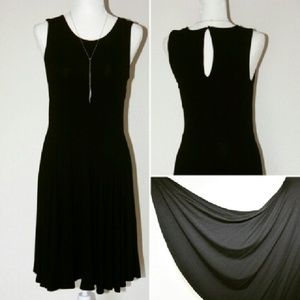 OLD NAVY Black Flare Skirt Size M