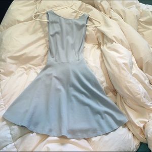 AA baby blue ponte skater dress (NWOT)