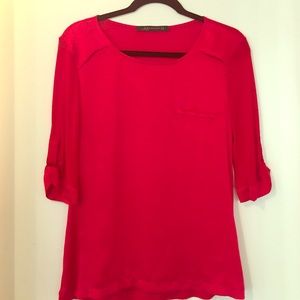 ZARA woman silk/viscose t-shirt