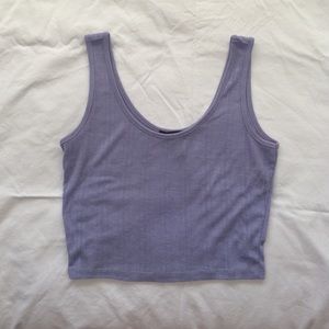 Forever 21 Lavender Crop Top