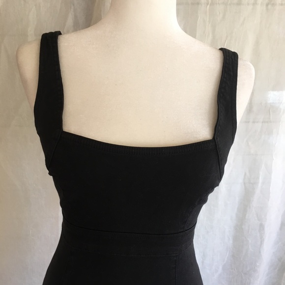 ❤️SOLD❤️Guess Black Bodycon Bustier Denim Dress - Picture 4 of 4
