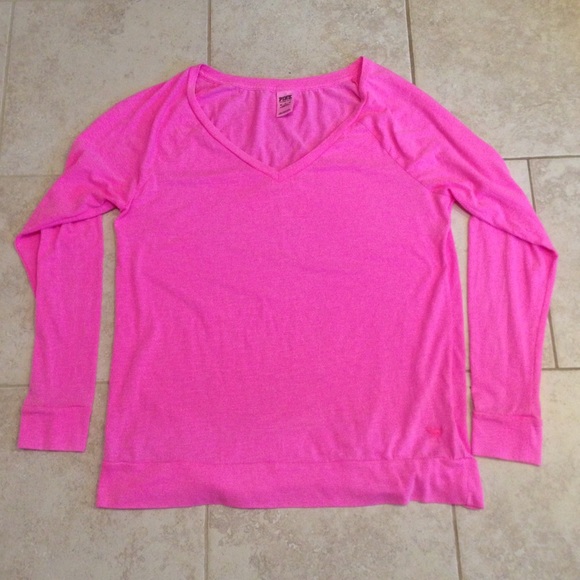 Pink Victoria's Secret Long Sleeve Shirt