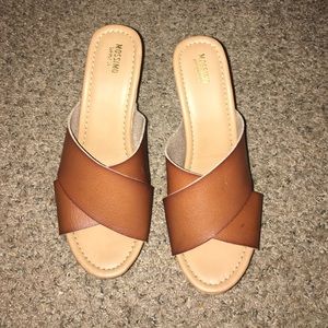 Mossimo brown wedges!