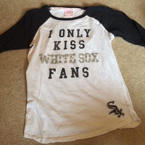 Victoria's Secret Pink White Sox baseball tee