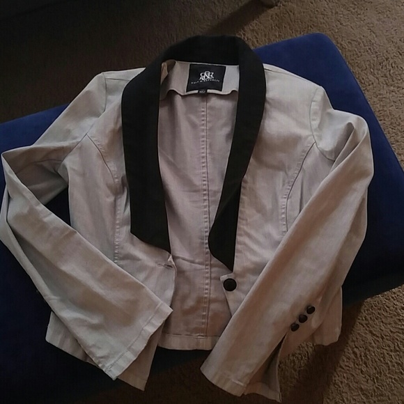 Denim blazer jacket