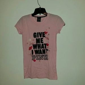 Victoria Secrets PINK Short Sleeve Shirt XS