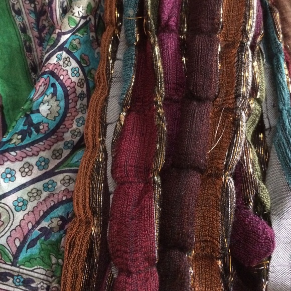 SOLD Five Scarves! - Picture 2 of 3