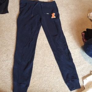 Dark blue U of I joggers/sweats