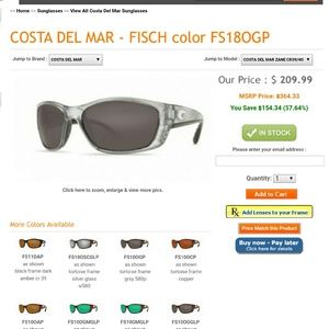 Costa men polarized sunglasses