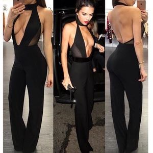 Black Kendal Jenner Jumpsuit