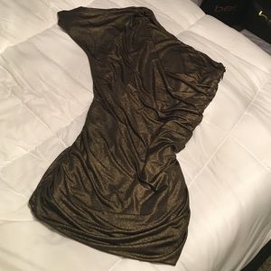 Champagne mocha dress