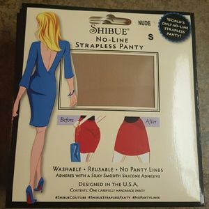 SHIBUE NO LINE STRAPLESS PANTY(NWT)