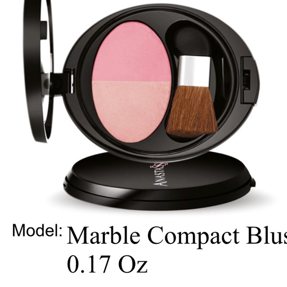 Marble compact blush