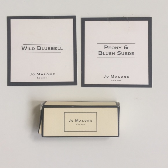 Two sample sizes of Jo Malone fragrance