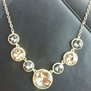 Banana Republic Gold and Black statement Necklace