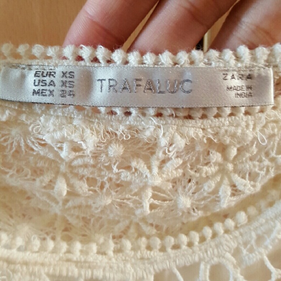 Zara Trafaluc white dress size XS - Picture 3 of 4