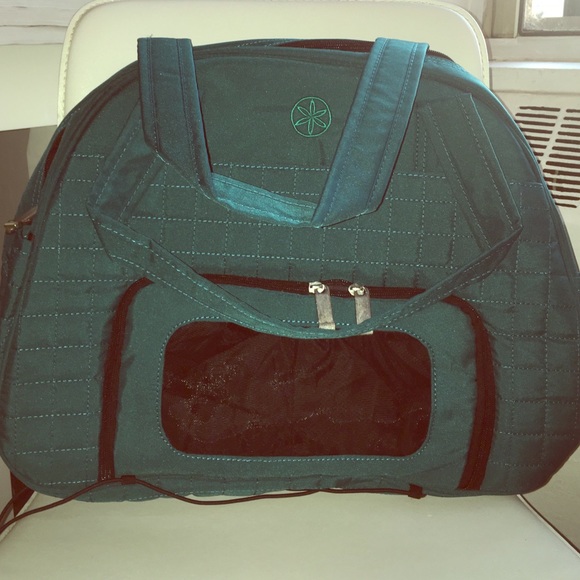 Gaiam Yoga Mat Travel Bag (Teal). NEW