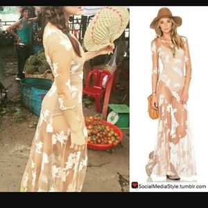 For Love And Lemons White Orchid Dress