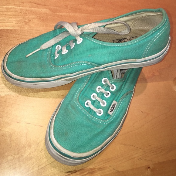 Teal vans