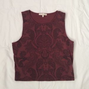 Urban Outfitters Maroon Crop Top