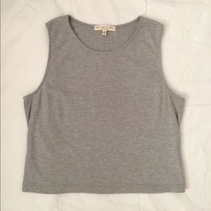 Urban Outfitters Gray Crop Top
